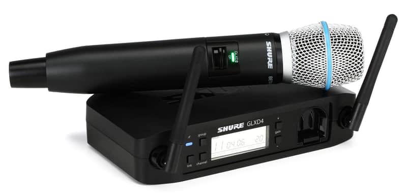 Shure GLXD24/B87A Z2 Handheld Wireless System with GLXD4 GLXD2/B87A image 1