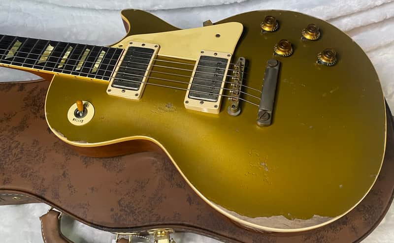 NEW! Gibson Custom 1957 Les Paul Standard - Mustard Gold, Ultra Heavy Aged - Limited Edition 2026 Custom Collection - 8.45lbs - IN-STOCK! - Authorized Dealer - G07578 image 1