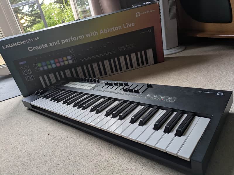 Novation Launchkey 49 MKIII MIDI Keyboard Controller - Black image 1