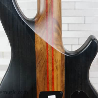 Schecter CB-5 Charles Berthoud Signature Bass Left Handed - See-thru Black Satin image 10