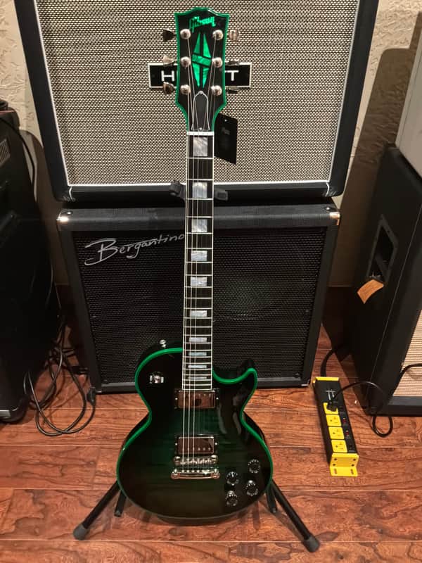 Gibson Custom Shop Special Order Les Paul Axcess Custom - Green Widow