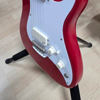 1981 Fender Bullet H-1 American Stratocaster with Telecaster Headstock Red Vintage 80s 1980's made in USA 1H Guitar with original hard case OHSC RARE image 19
