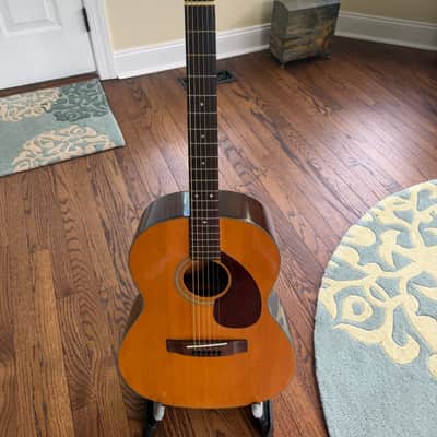 Yamaha FG-75 Folk Guitar 1974 - Natural image 2