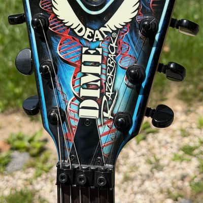 2015 Dean Dimebag Darrell Signature Razorback DB DNA Floyd Rose Dime Pantera image 4