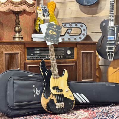 Duesenberg | Alliance Chris Chaney Bass | Distressed Black | 2025 | Relic image 1