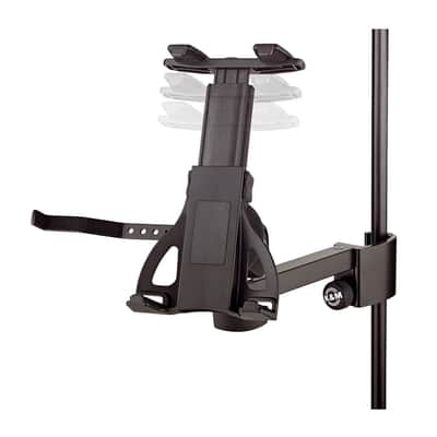 K&M 19740 | 90 degree Swivel 4.7 to 8.6 inch Height Stand Tube Attachable for Universal Tablet PC image 3