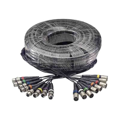 Stagg SML30/8XF8XM E 30 m/100 ft. Multicore Cable - 8 x f. XLR/8 x m. XLR image 2
