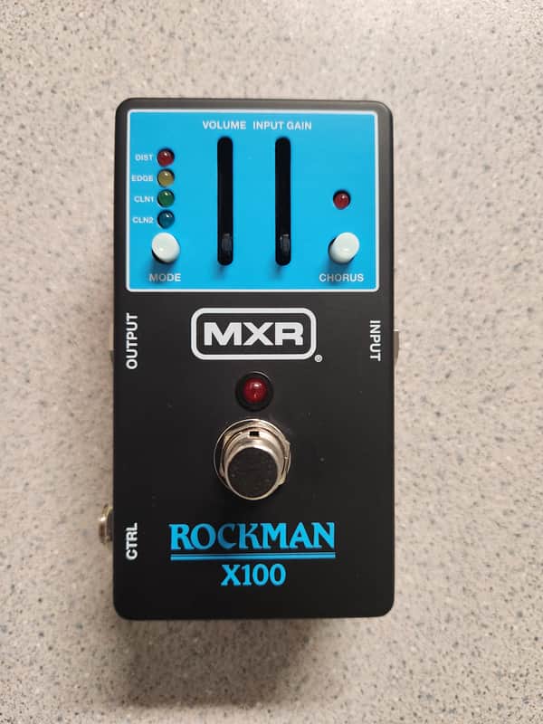 MXR MX100 Rockman X100 Analog Tone Processor 2025 - Present - Black / Blue image 1