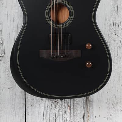 Fender Acoustasonic Standard Telecaster Acoustic Electric Guitar Black image 1