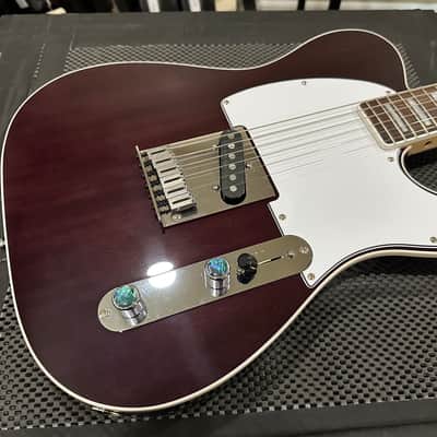 Warmoth Custom Mahogany Esquire 2020 - Transparent Purple image 18