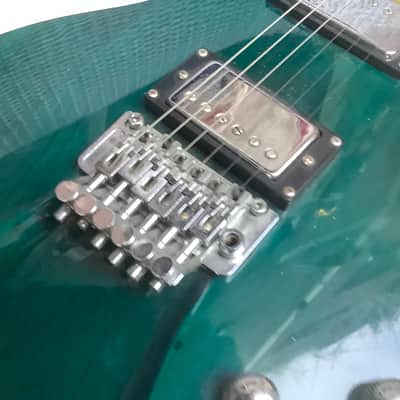 Hyundai Les Paul with Tremolo futuristic model Vintage 80’s floyd rose style Korea ? japan? image 21