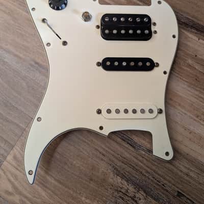 Fender Loaded Stratocaster Guitar Pickguard American HSS 2007 White image 1