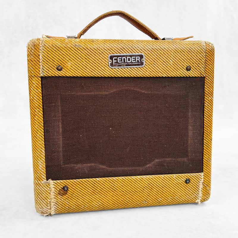 Fender Champ 5D1 Wide Panel 1x6" Combo Amplifier 1955 - Tweed image 1