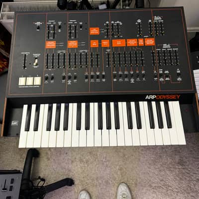 ARP 2823 Odyssey Mark III Monophonic Analog Synthesizer 1979 - 1981 - Black / Orange