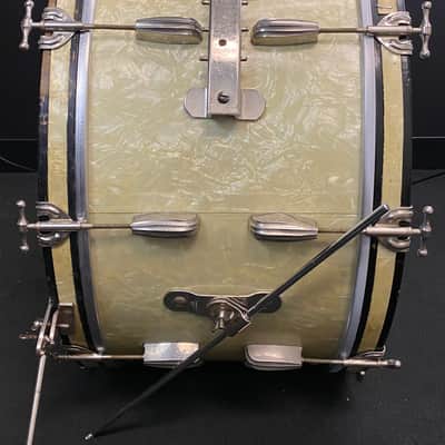 Slingerland 12x24/12x14/16x16/6.5x14" Radio King Drum Set - 30's WMP image 7