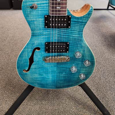 New 2025 PRS SE Zach Myers Semi-Hollow Electric Guitar - Myers Blue with PRS SE Gigbag image 1