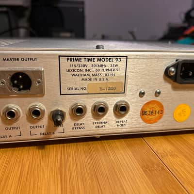 Lexicon Prime Time Digital Delay Model 93 1980s - Gray image 9