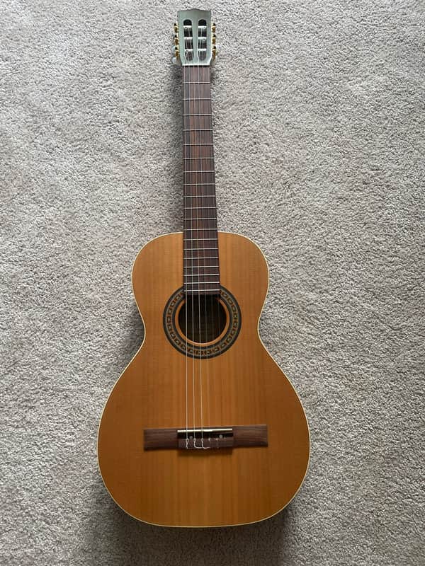 La Patrie Motif - Parlor Sized Classical Guitar - Natural Satin Finish image 1