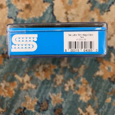 Seymour Duncan Little '59 / Vintage Stack Tele Pickguard Set 2010s - Black image 3