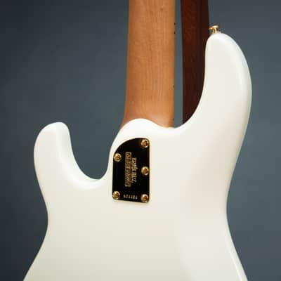 Ernie Ball Music Man 2024 StingRay 5 Special HH 5 String w/Bag - Ivory White - Preowned image 8