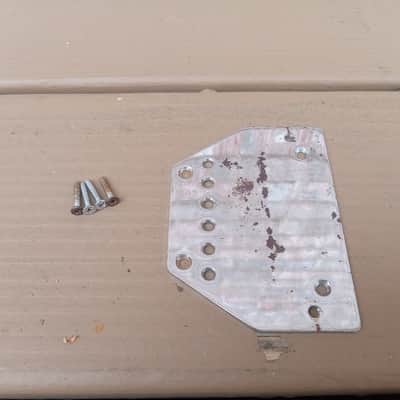 Vintage 1970's Hayman Electric Guitar Bridge Plate w/ Mounting Screws! image 1