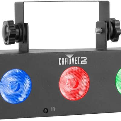 Chauvet Dj JAM Pack Silver With Moonflower, Three-Color Wash Effect Light, And A UV Strobe Combo Light image 2