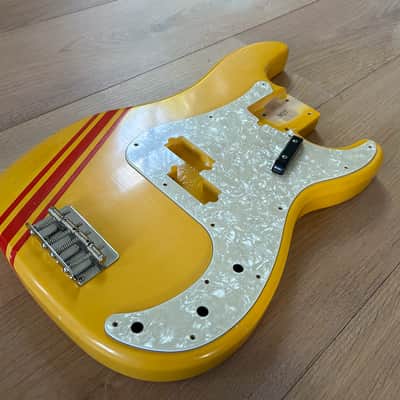 Fender (MJT) Precision Bass Body (2025) - Vintage Aged Competition Orange image 2