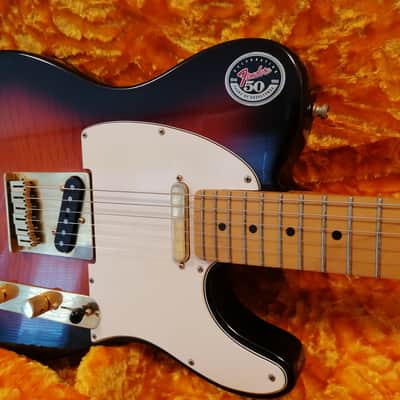 Fender 50th Anniversary Telecaster Sunburst 1996 | Reverb