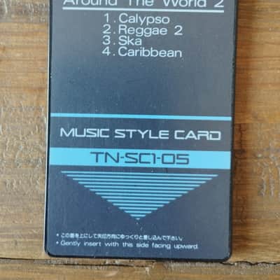 Roland TN-SC1-05 Around the world 2 Music Style Card - Black image 1