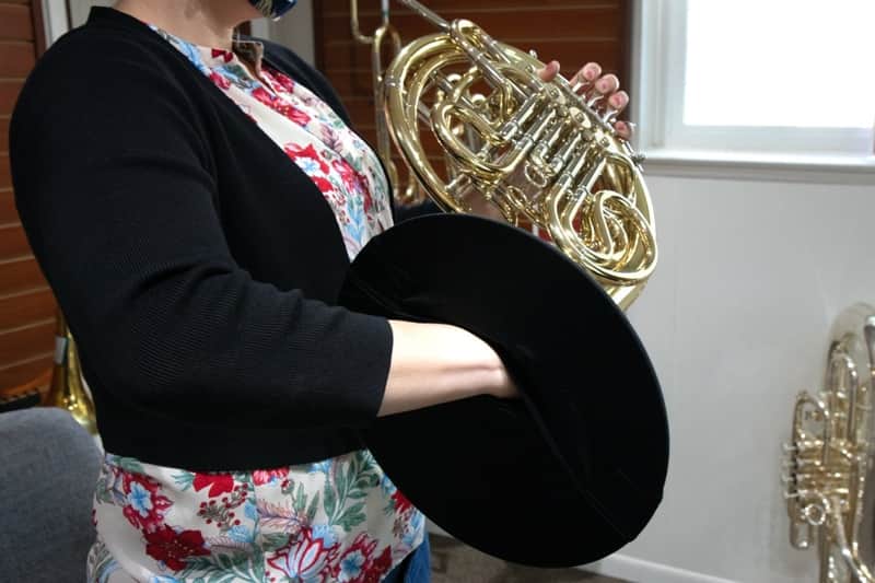Protec Bell Cover for French Horn with Slit for Hand image 1