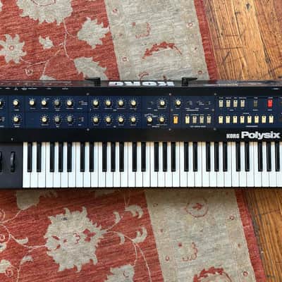 KORG PolySix Programmable 6 Voice Polyphonic Analogue Synthesizer image 1