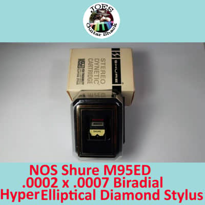 1980's Shure M95ED Turntable Cartridge Brand New in Box NOS With Original Shure .0002 x .0007 Biradial Hyper-Elliptical Diamond Stylus. The M-95ED Holy Grail Sound Beautiful With 0 Miles! #038 image 1