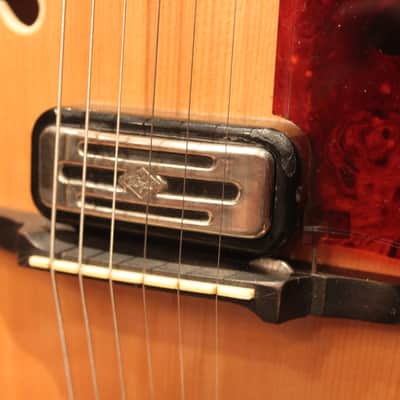 Vintage 1960 Hofner President Thin Natural Archtop Hollow Guitar No.401 w/ OHSC image 10