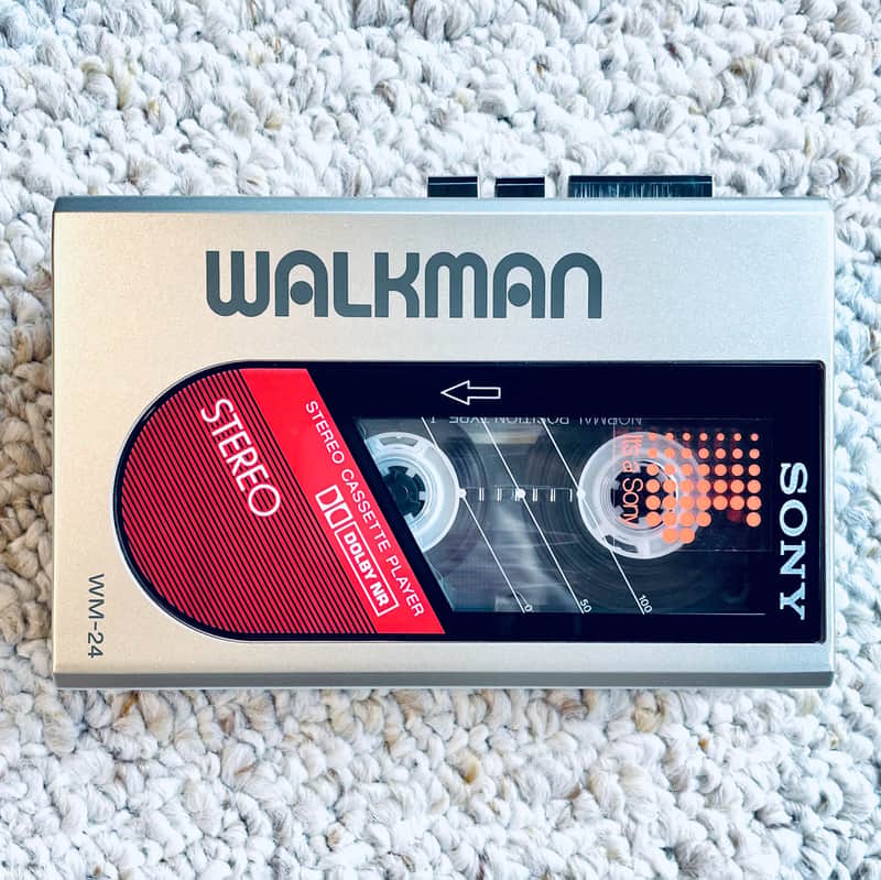 [ULTRA RARE]SONY WM-24 Walkman Cassette Player ! Vintage Model 1985 ! New Old Stock ! image 1