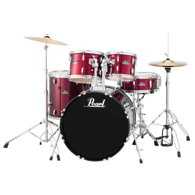 Pearl RS525SCC RoadShow Series 5-Piece Kit W/ Hardware & Cymbals-#31 Jet Black image 12