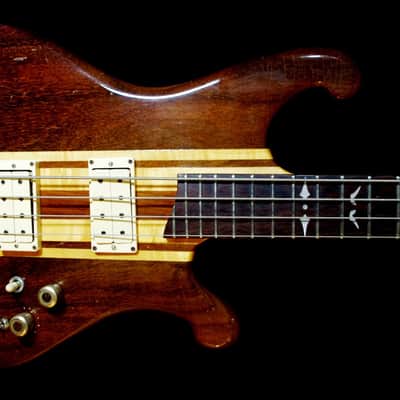 J. K. LADO SUPER FALCON II 1981 Natural. SOLID WOOD BASS. Incredible Sound. HANDBUILT. Beautiful. image 22