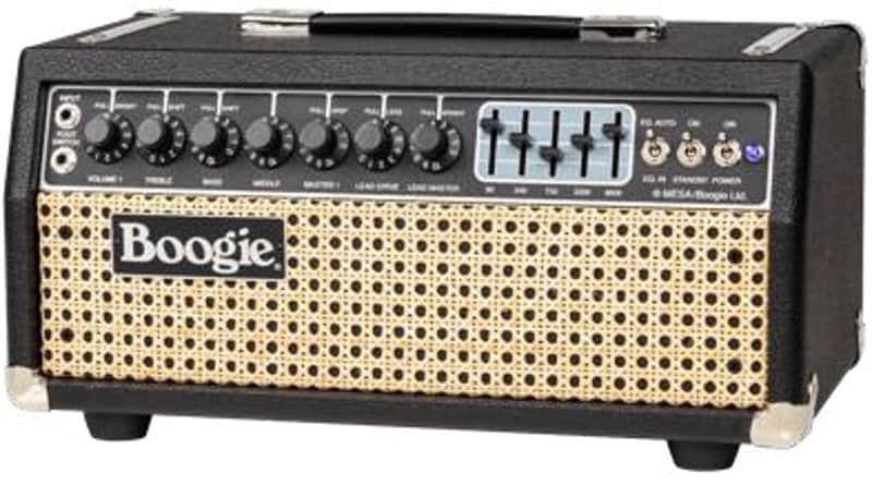 Mesa Boogie Mark IIC+ HRG Head in Black with Wicker Grille image 1