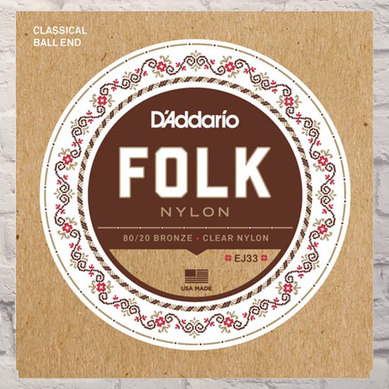 Daddario Folk Nylon 80/20 Ball End EJ33 image 1
