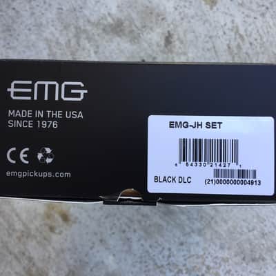 EMG JH/SET Black DLC James Hetfield Signature Humbucker Set image 4