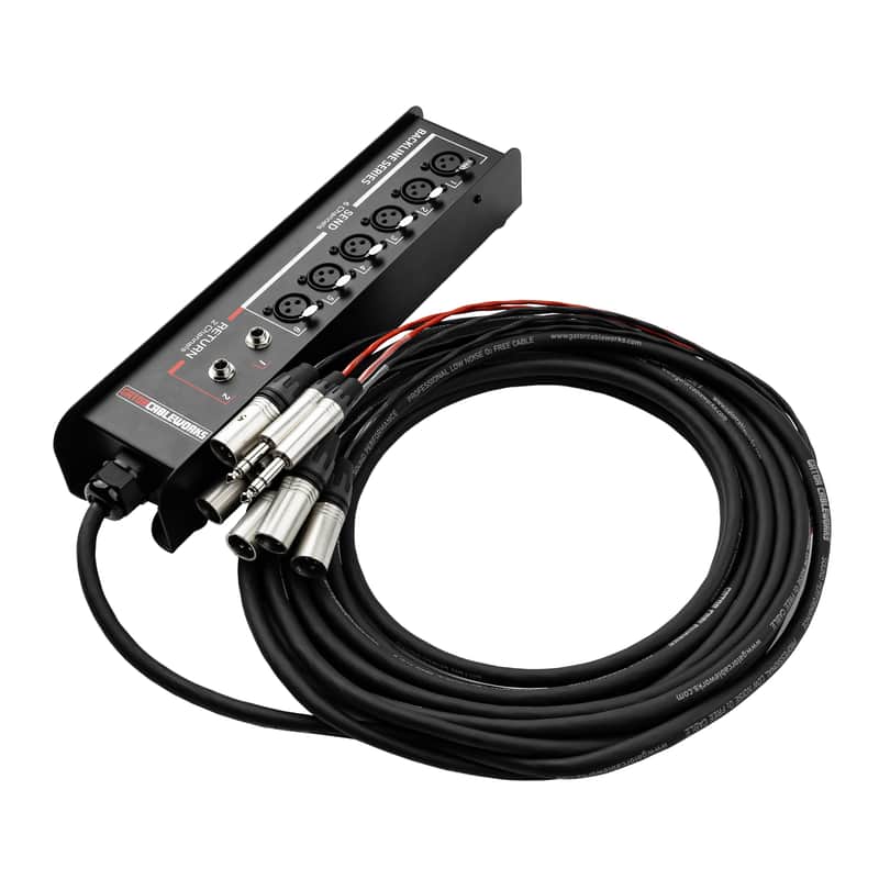 Gator Cableworks Backline Series 6x2 Drop Snake - 30 Ft - Open Box image 1
