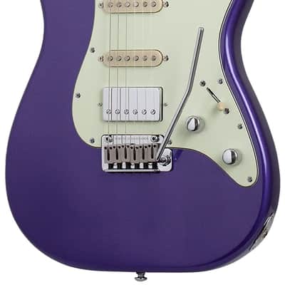 Schecter Nick Johnston Traditional HSS 10th Anniversary Atomic Violet image 1