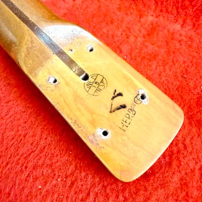 FRETLESS Fender Precision bass neck c 1970 - Maple 4 bolt original vintage USA P image 5