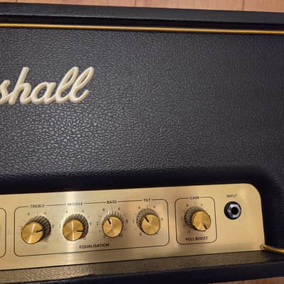 Marshall Origin ORIGIN50H 50-Watt Tube Guitar Amp Head 2018 - Present - Black image 2