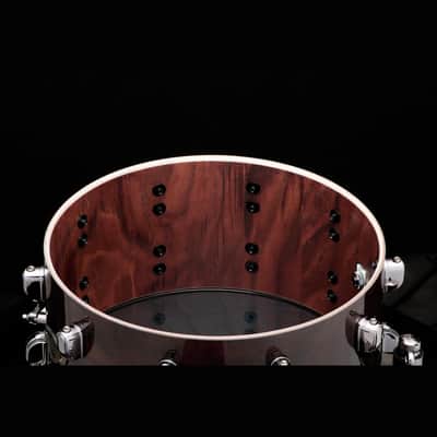 Tama Starclassic Walnut/Birch Snare Drum 14x7 Gloss Black Walnut Burl image 10