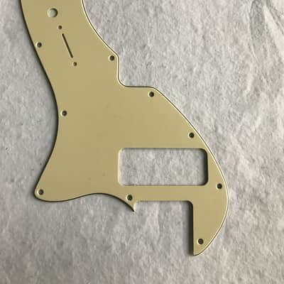 For Fender US Telecaster Thinline/Tele 69 P90 Guitar Pickguard,3 Ply Vintage Yellow image 1