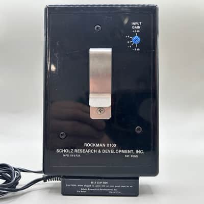 SR&D Rockman X100 Pocket Amplifier 1984 - 1994 - Power Supply & Battery Cover image 7