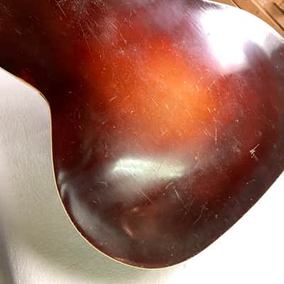 Kay Harmony Regal Archtop 1950s Refurbished With Silverfoils - Rockabilly Rat Rod image 14