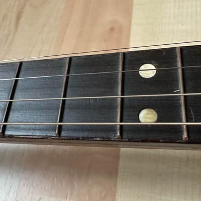1940's U.S. Kay 4-string Tenor Banjo Patriotic WW2 + Original Case image 10