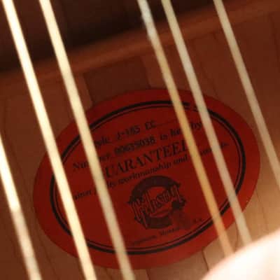 Gibson J-185 EC Natural Antique 2005 image 9