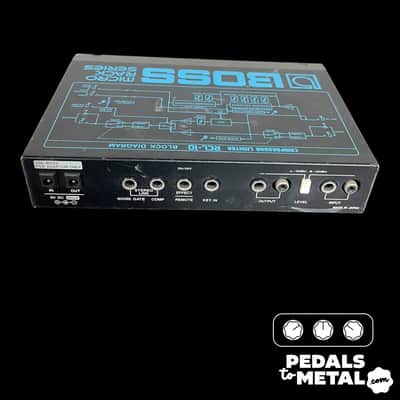 Boss RCL-10 Micro Rack Series Compressor Limiter 1985 - 1990 - Black X14974 image 4